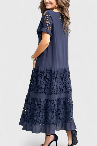 Vestido midi drapeado | Marquise
