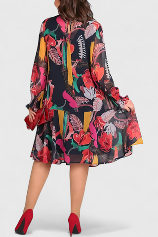 Vestido midi floral | Annegret