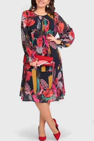 Vestido midi floral | Annegret
