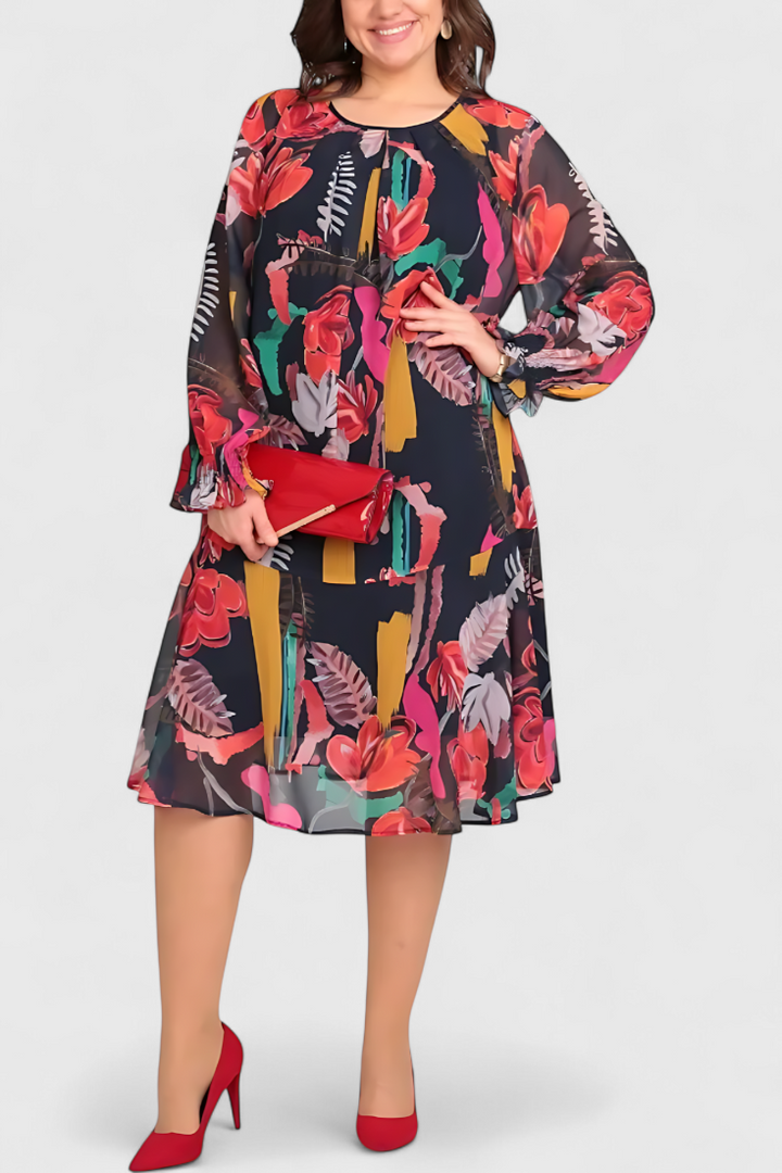 Vestido midi floral | Annegret