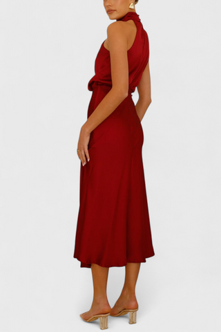 Vestido drapeado | Rina