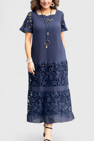 Vestido midi drapeado | Marquise