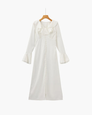Vestido Midi con Botones Perla | Camille