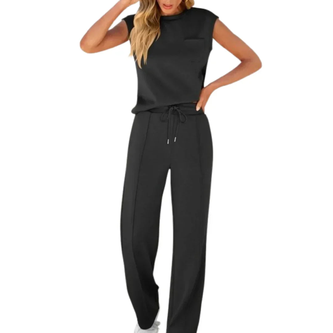 KAIYA™ – Casual Veraniego Suave Conjunto Coordinado de Lounge