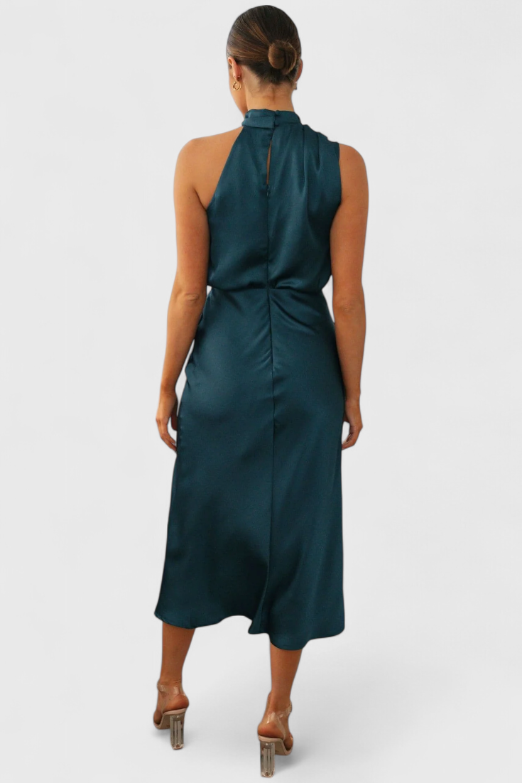 Vestido drapeado | Rina