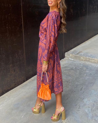 Violeta | Vestido maxi de línea A para invitadas de boda
