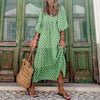 Vestido Maxi Verde Bohemio
