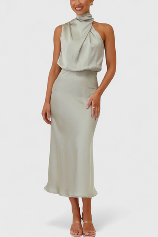 Vestido drapeado | Rina