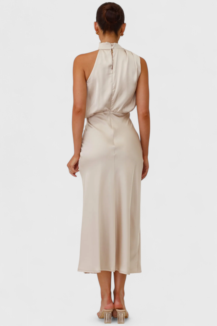 Vestido drapeado | Rina