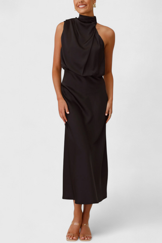 Vestido drapeado | Rina