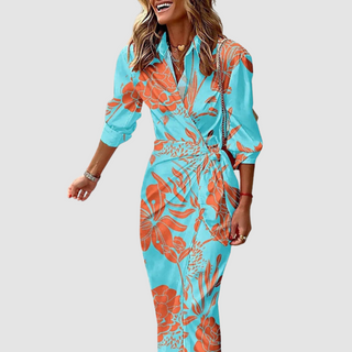 Cecilia™ Vestido elegante a rayas