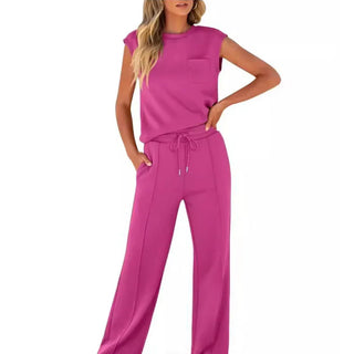 KAIYA™ – Casual Veraniego Suave Conjunto Coordinado de Lounge