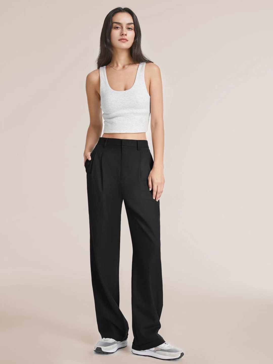 Pantalón Alba | Cintura Alta y Pierna Ancha