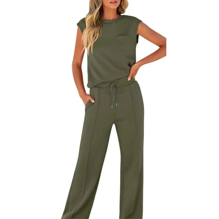 KAIYA™ – Casual Veraniego Suave Conjunto Coordinado de Lounge