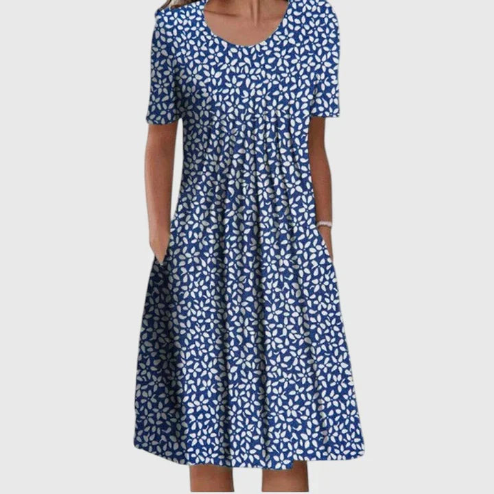 Vestido elegante que cubre el vientre