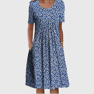 Vestido elegante que cubre el vientre