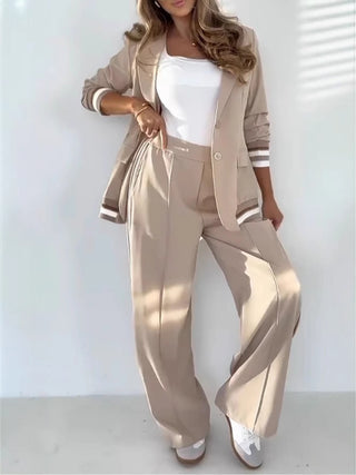 Conjunto Elena | Blazer y Pantalón de Pierna Ancha