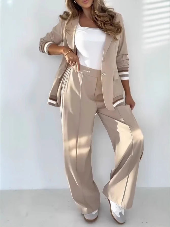 Conjunto Elena | Blazer y Pantalón de Pierna Ancha