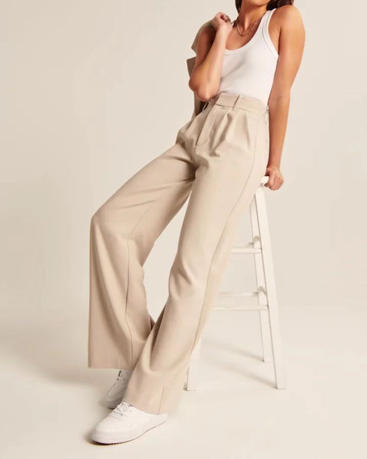 Pantalón Alba | Cintura Alta y Pierna Ancha