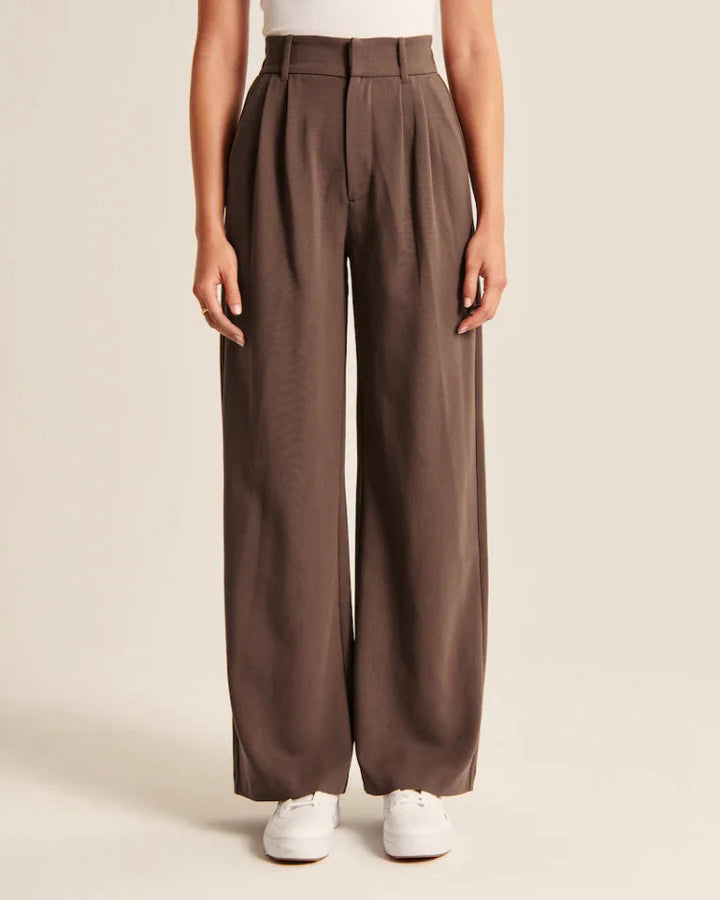 Pantalón Alba | Cintura Alta y Pierna Ancha
