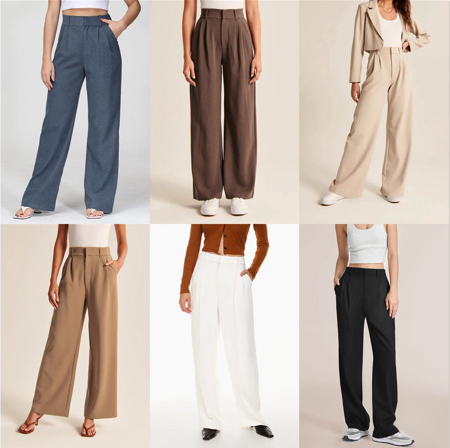 Pantalón Alba | Cintura Alta y Pierna Ancha