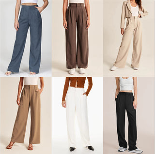 Pantalón Alba | Cintura Alta y Pierna Ancha