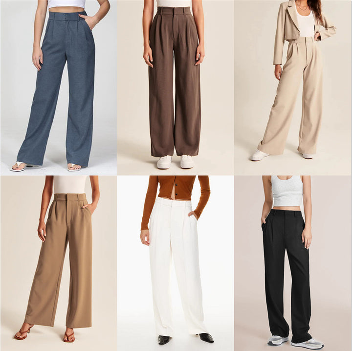 Pantalón Alba | Cintura Alta y Pierna Ancha