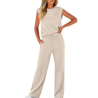 KAIYA™ – Casual Veraniego Suave Conjunto Coordinado de Lounge