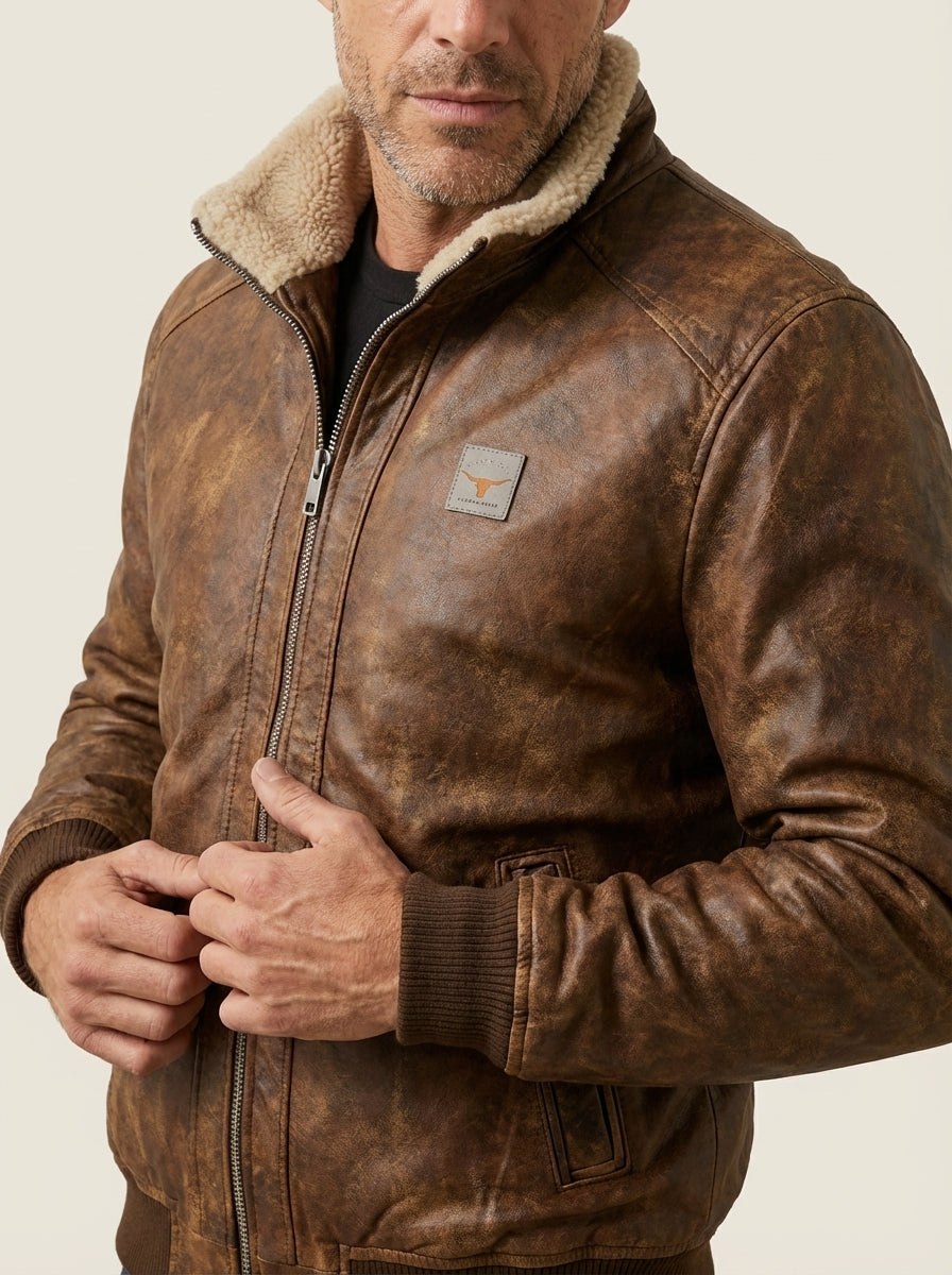Chaqueta Efecto Cuero | Riccardo