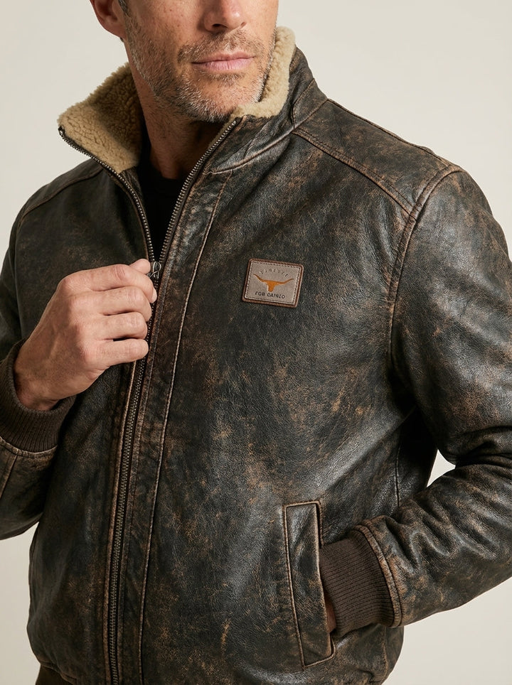 Chaqueta Efecto Cuero | Riccardo