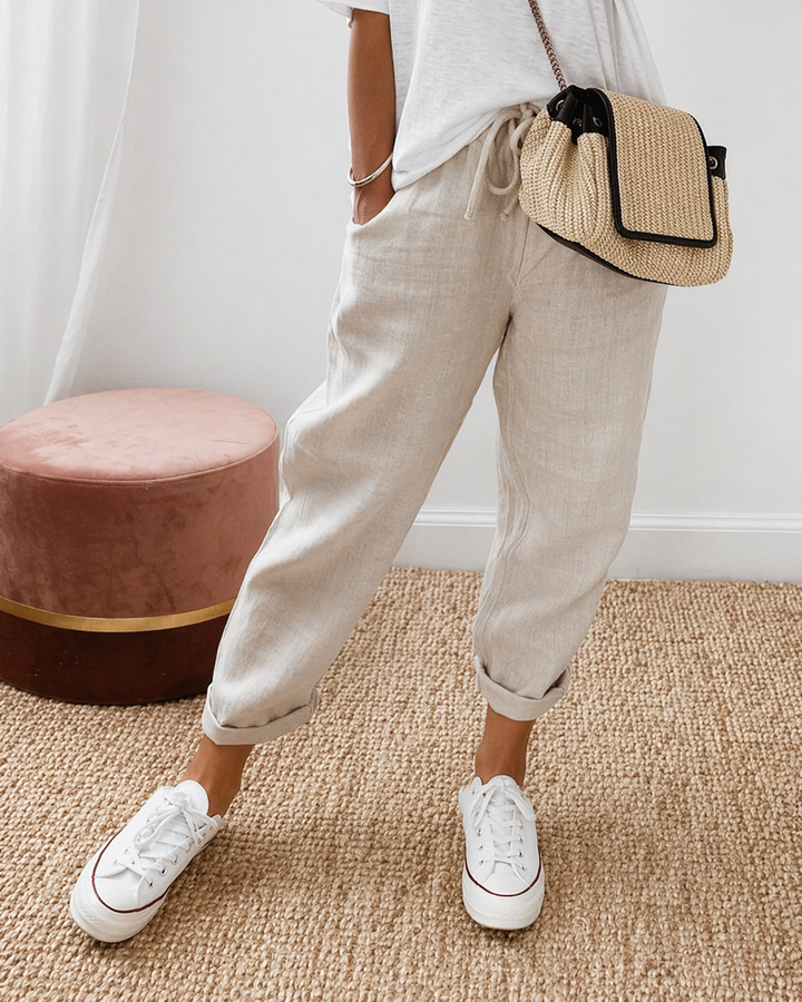 Lyna Pantalones Casual Relajados