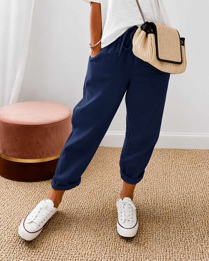 Lyna Pantalones Casual Relajados