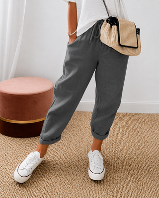 Lyna Pantalones Casual Relajados