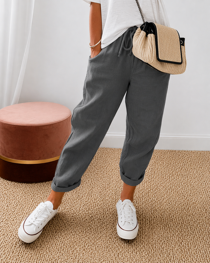 Lyna Pantalones Casual Relajados