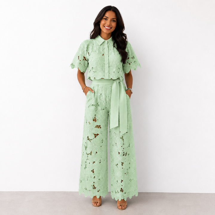 Isabela | Conjunto Elegante de Encaje