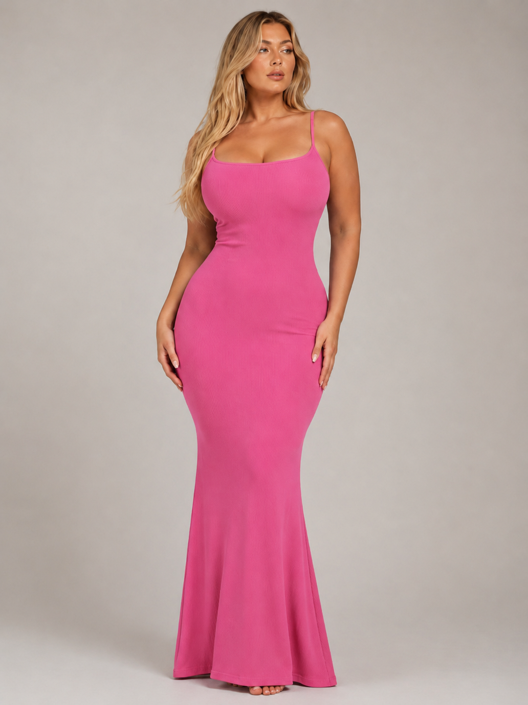 Vestido Maxi Shapewear para Damas con Tirantes de Espagueti