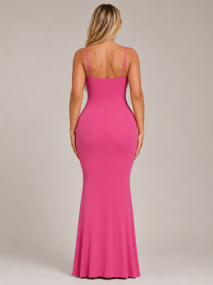 Vestido Maxi Shapewear para Damas con Tirantes de Espagueti