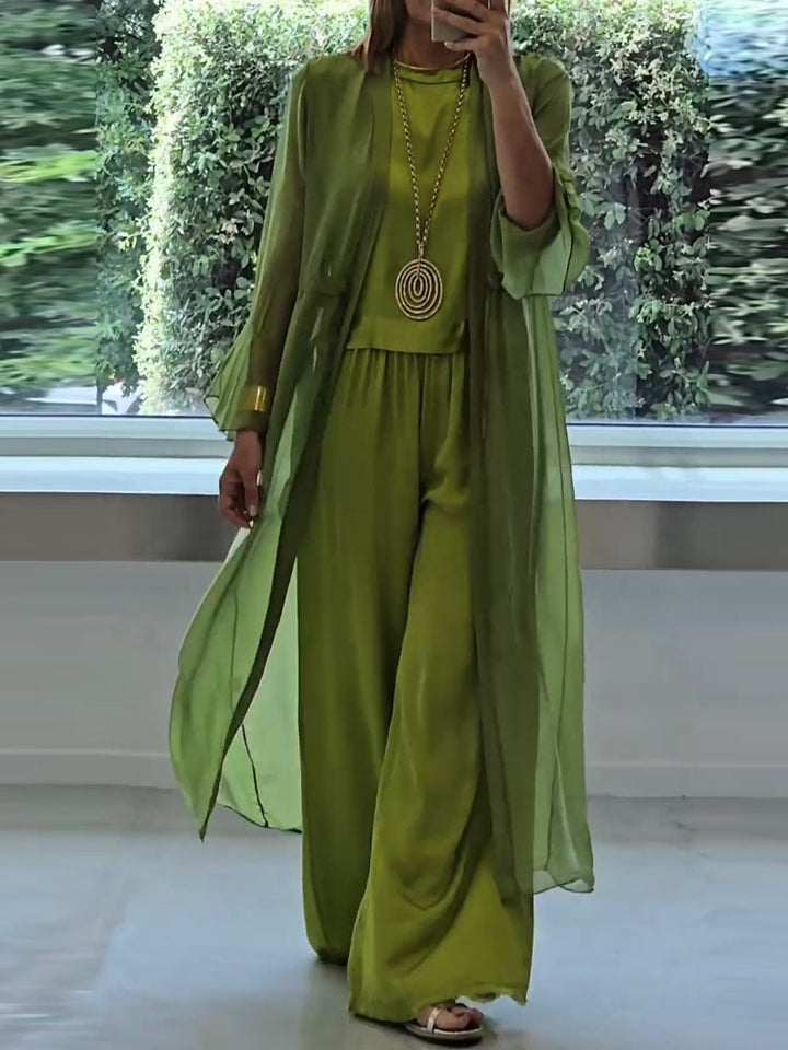 Lynda | Conjunto de traje para mujer elegante y cómodo de poliéster