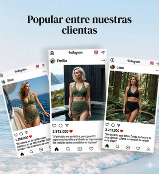 🌞 Renovación de verano: ¡50% de descuento! 🏖️ Cintura alta, acentos de malla y efecto moldeador para el look de verano perfecto 🌊☀️