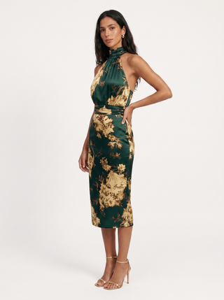 Marieta | Vestido elegante con cuello halter