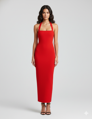 Vestido Maxi Halter | Alessia