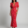 Amaia | Vestido con diseño floral y cuello en V