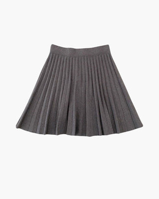 Falda Mini Plisada de Lana | Oxford