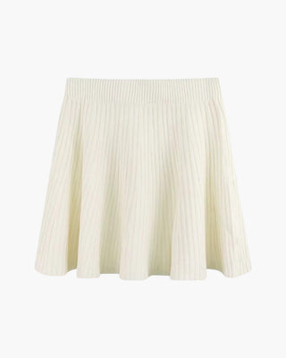 Falda Mini Plisada de Lana | Oxford