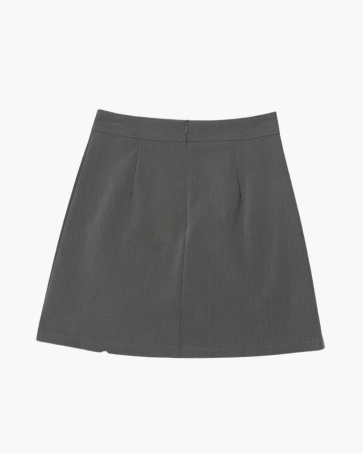 Falda Mini Recta | Oxford