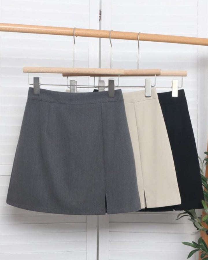 Falda Mini Recta | Oxford