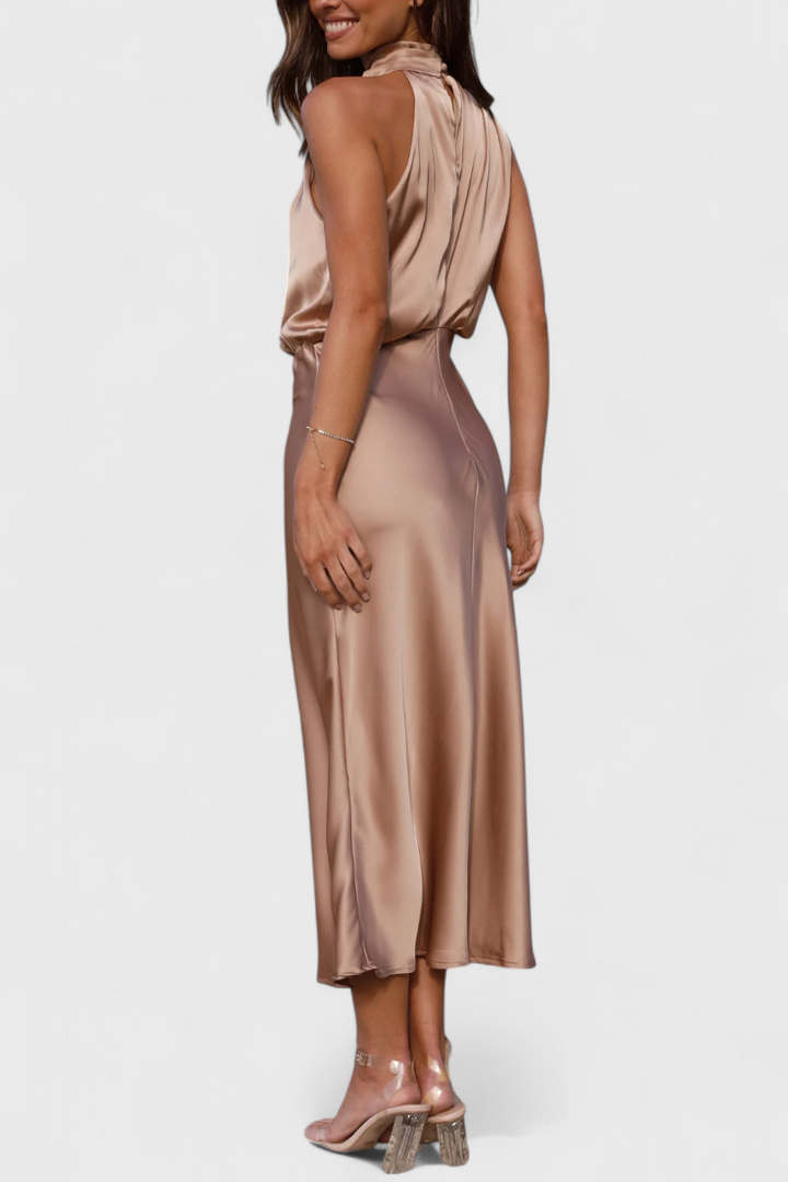 Vestido drapeado | Rina