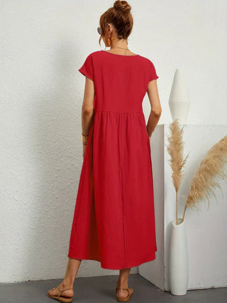 Gabrielle™ — Vestido midi fluido, elegancia atemporal
