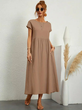 Gabrielle™ — Vestido midi fluido, elegancia atemporal