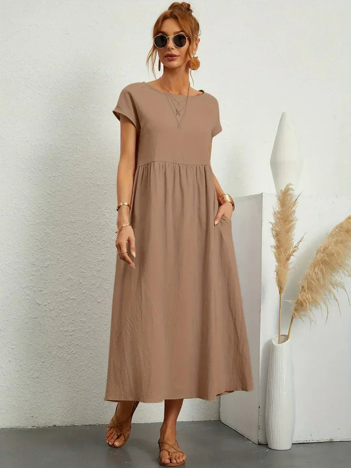 Gabrielle™ — Vestido midi fluido, elegancia atemporal